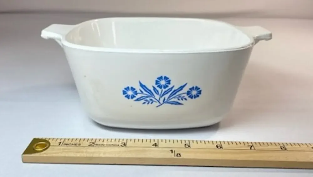 CorningWare Blue Cornflower 1¾ Qt Casserole Dish • Vintage • No Lid